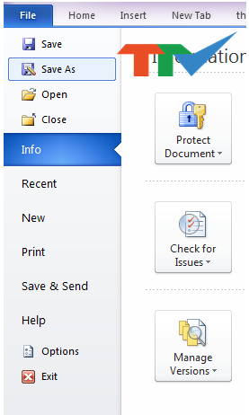Hướng dẫn tạo mật khẩu cho file pdf bằng Microsoft Office 2010